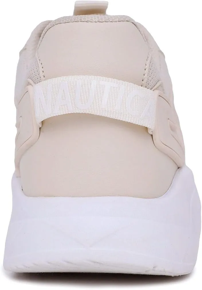 Nautica Women's Fashion Sneaker Lace-Up Jogger Running Shoe Casual Walking Tennis Sneaker