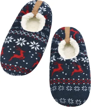 Panda Bros Mens Slipper Socks Low Cut Super Soft Warm Home Sock with Non-Slip Indoor Slipper Shoes Socks