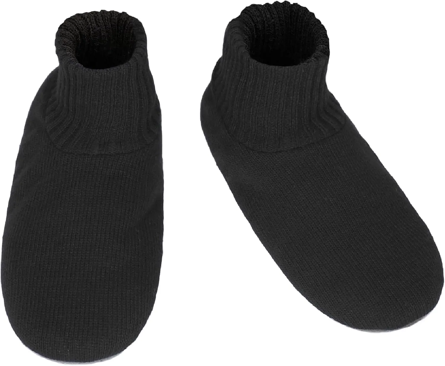 Panda Bros Men's Slipper Socks, Winter Cable Knit Non-Skid Warm Cozy Soft Indoor Socks With Fluffy Sherpa Lined