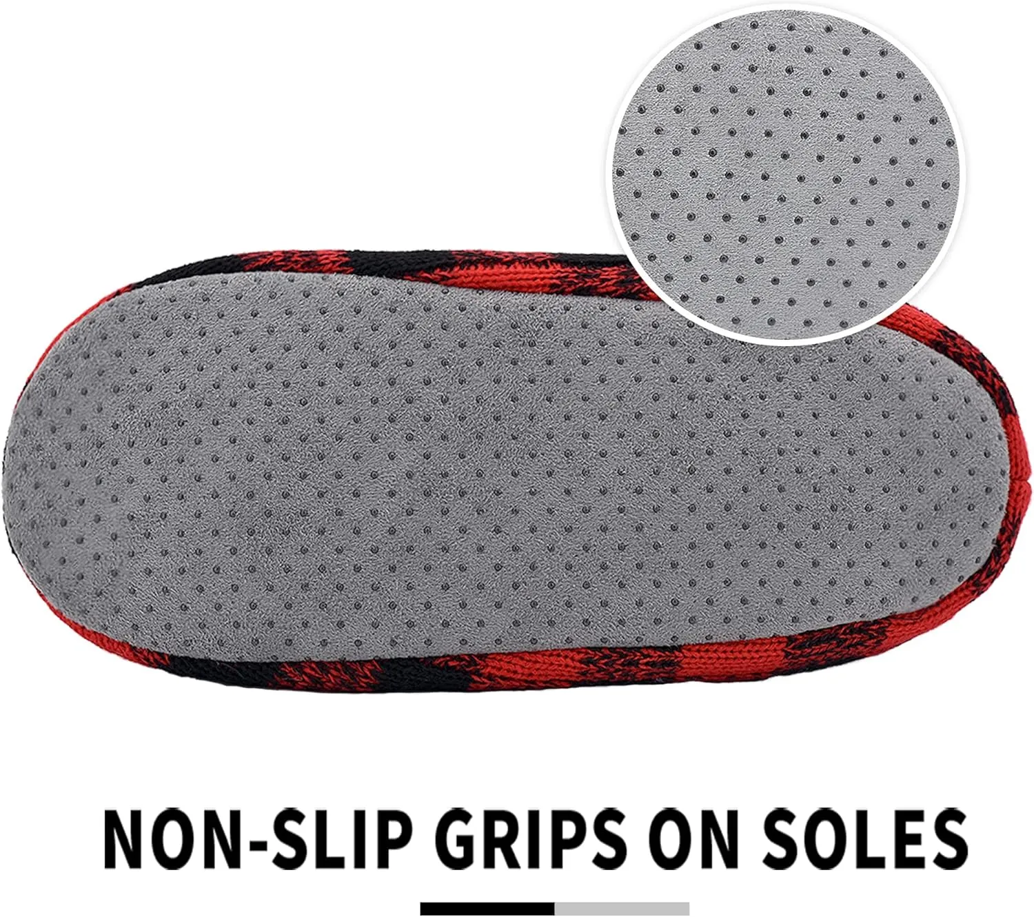 Panda Bros Slipper Socks Soft Cozy Thick House Indoor Boot Sock Shoes with Anti-Skid Bottom Soles for Men's