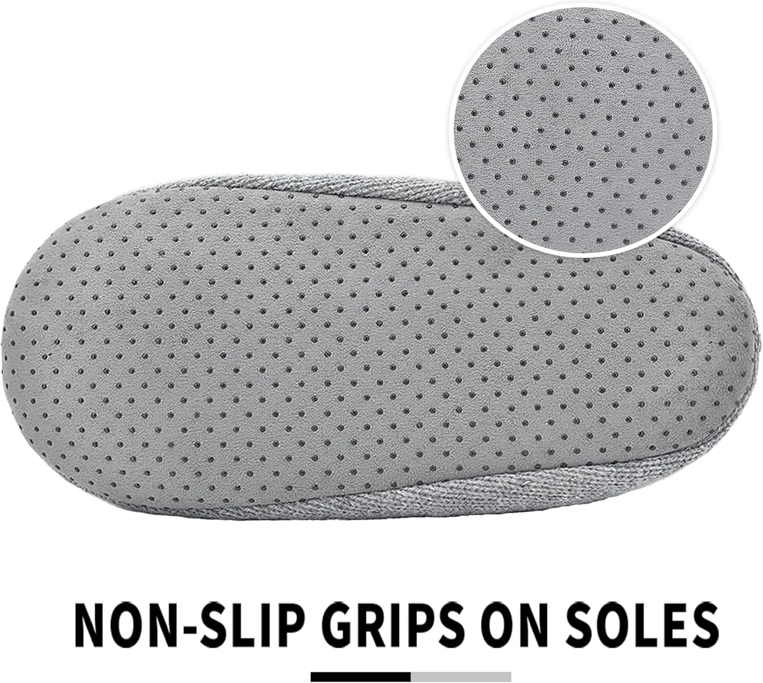 Panda Bros Slipper Socks Soft Cozy Thick House Indoor Boot Sock Shoes with Anti-Skid Bottom Soles for Men's