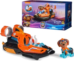 Paw Patrol: The Mighty Movie, Toy Jet Boat with Zuma Mighty Pups Action Figure, Lights and Sounds, Kids Toys for Boys & Girls 3 