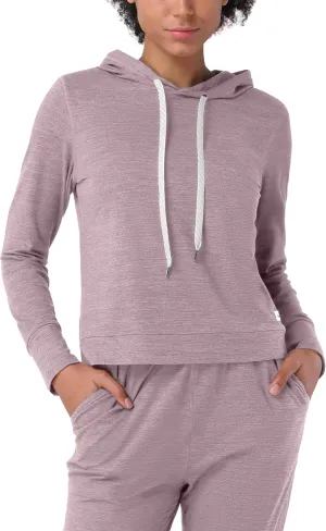 Pioneer Camp Women's Lightweight Hoodies Pullover Thin Soft Gym Hooded Sweatshirt Workout Athletic Running Yoga Casual Tops
