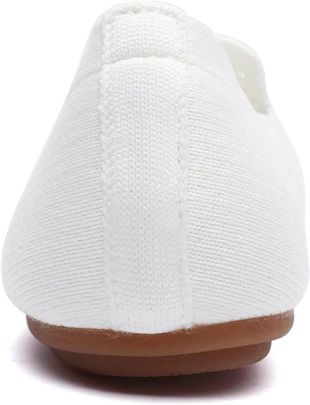 poemlady Women’s Ballet Flat Dress Knit Round Toe Slip On Ballerina Walking Shoes for Womam Casual Comfort Soft