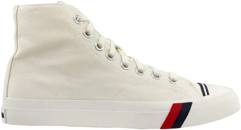 PRO-Keds mens Royal Hi Classic Canvas Sneaker, White, 11 US