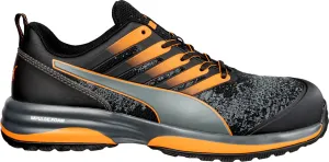 PUMA Men's Charge Sneaker, Black-Orange Eh, 8.5