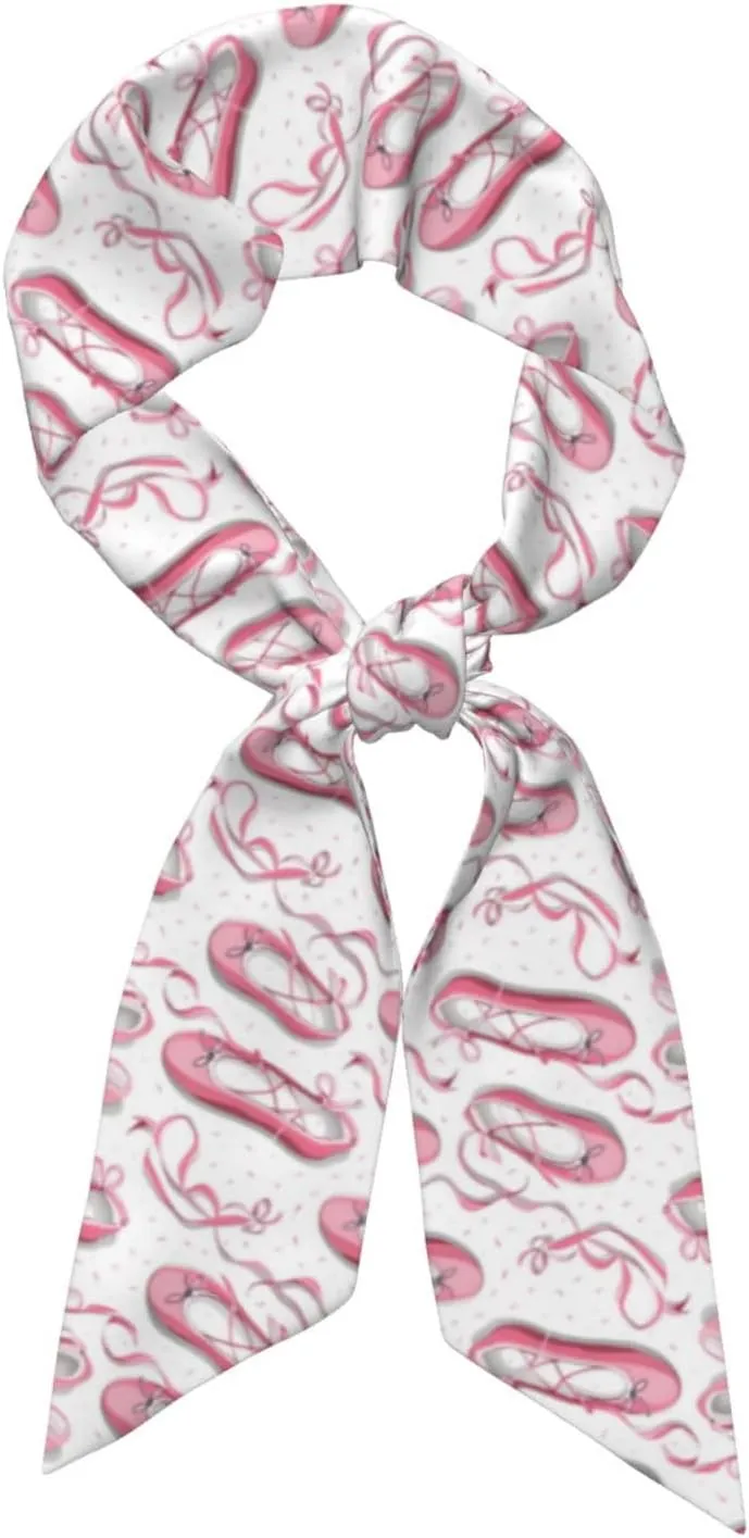 Red Ballet Shoes Stylish Scarf For Women Lightweight Printed Scarves Spring Fall Fashion Shawl Wraps For Women