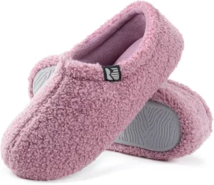 RockDove Women's Teddy Fleece Closed Back Indoor Slipper