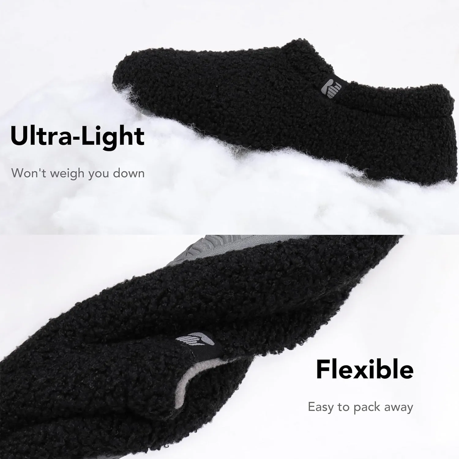 RockDove Women's Teddy Fleece Closed Back Indoor Slipper