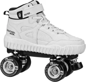 Roller Derby Glidr Sneaker Skate White/Black Size Mens6/Womens7
