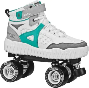 Roller Derby Glidr Sneaker Skate White/Teal Size Mens7/Womens8