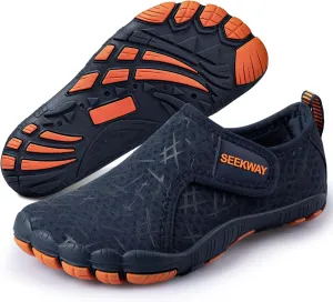 SEEKWAY Barefoot Water Shoes for Kids - Wide Toe Box and Quick-Dry Sand Shoes Toddler for Hiking Swim Beach Pool Kayak Sport Accessories, Camping Essentials Non-Slip for Boys Girls Sizes