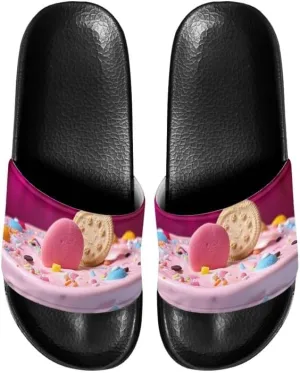 Semioury Van Gogh Summer Slippers Skull Butterfly Moroccan Tiles Travel Soft Comfy Thick Shoes Beach Sandal Bathroom Slipper