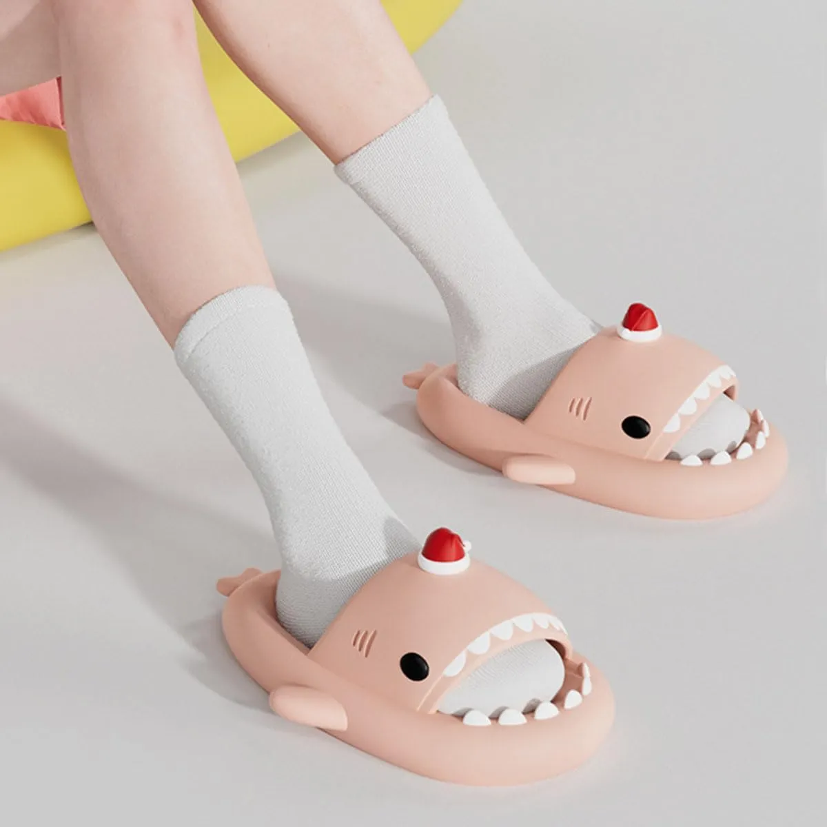 Sharklas Originales Shark Slides, Anti-Slip Shark Cloud Slippers, Shark Sandals For Adult Women Men