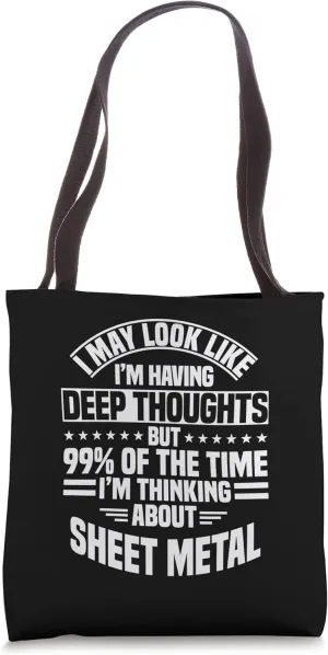 Sheet Metal Worker Smith Blacksmith Metalworking Tote Bag