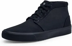Shoes for Crews Cabbie II, Men's, Women's, Unisex Slip Resistant, Food Service Work Shoes, Black, Men's Size 7.5/ Women's Size 9