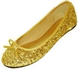 Shoes8teen Womens Sequins Glitter Round Toe Ballet Flat with Bow
