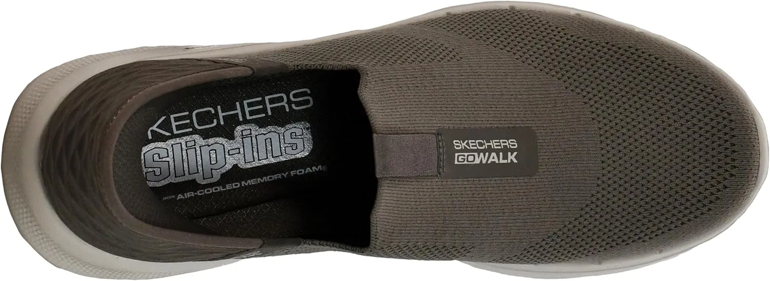 Skechers Men's Gowalk 6 Slip ins Athletic Slip-On Walking Shoe | Casual Sneaker with Memory Foam
