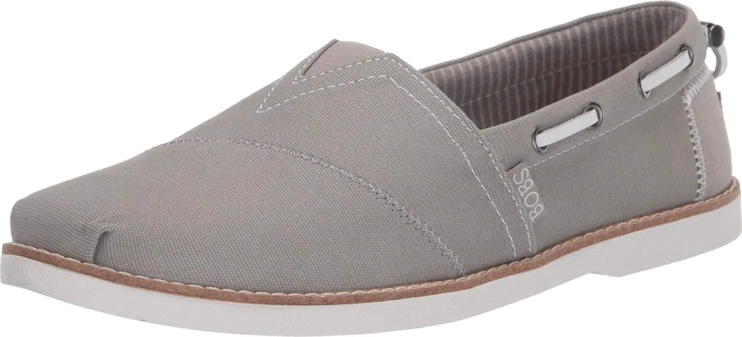 Skechers womens Chill Luxe - New Light Boat Shoe, Grey, 6 US