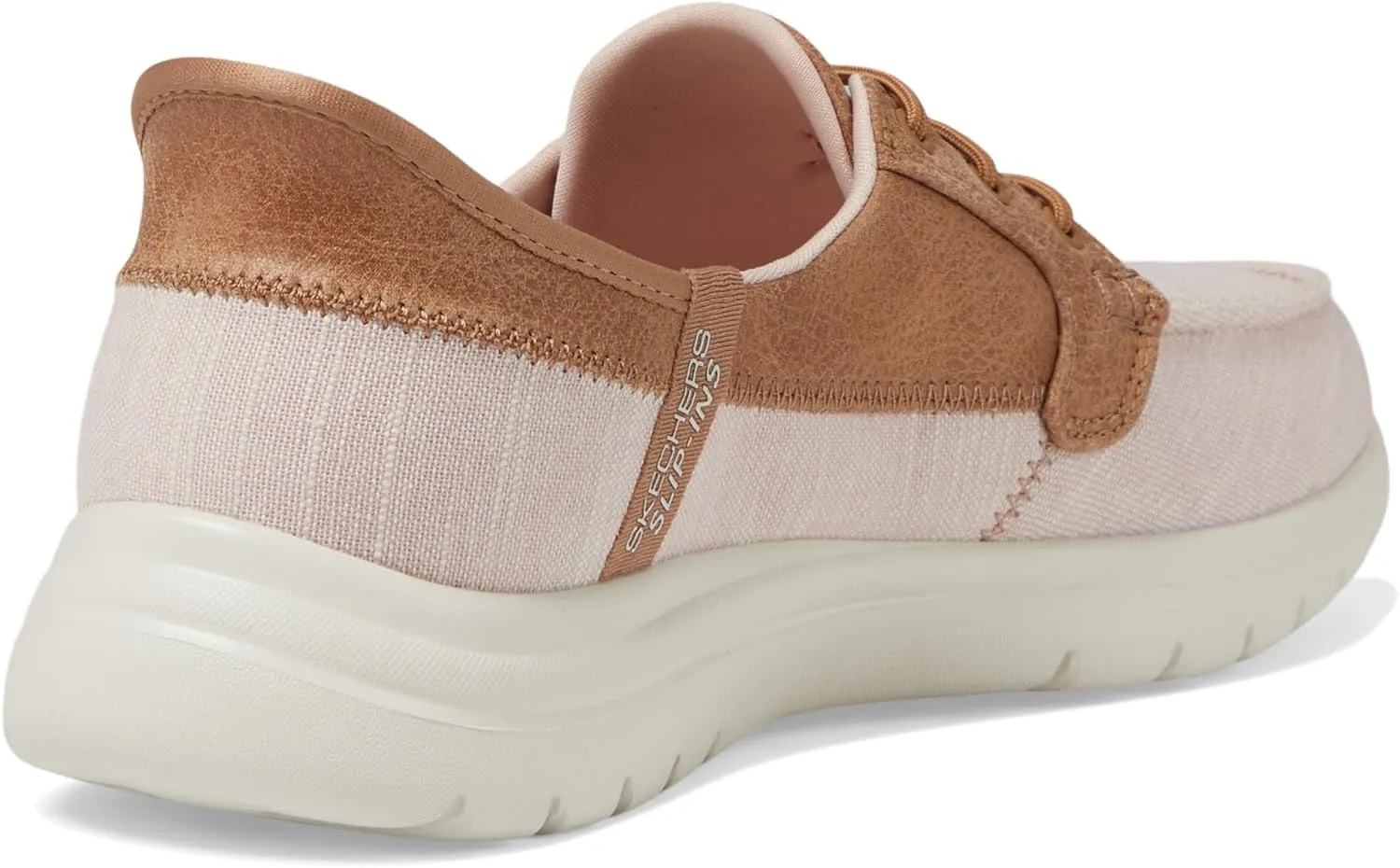 SKECHERS Women's Hands Free Slip-ins On-The-go Flex-Coastal Sky Boat Shoe