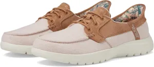 SKECHERS Women's Hands Free Slip-ins On-The-go Flex-Coastal Sky Boat Shoe