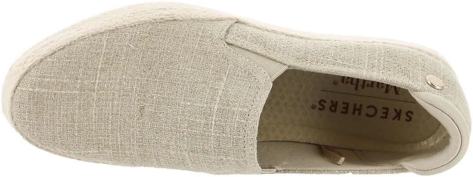 Skechers Women's Martha Stewart Bobs Sesame By the Bay