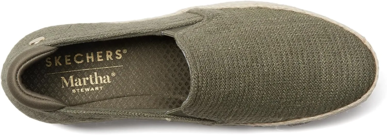 Skechers Women's Martha Stewart Bobs Sesame By the Bay