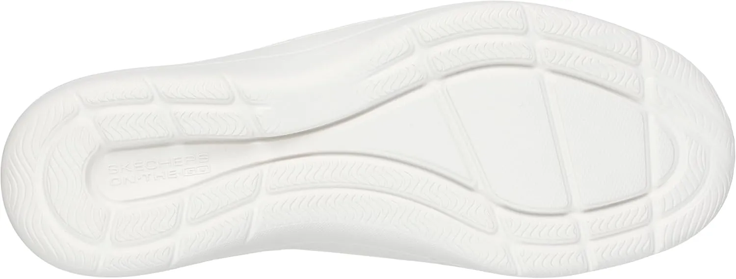 Skechers Women's Martha Stewart On-The-go Flex Radiant Hands Free Slip-ins Sequin Boat Shoe