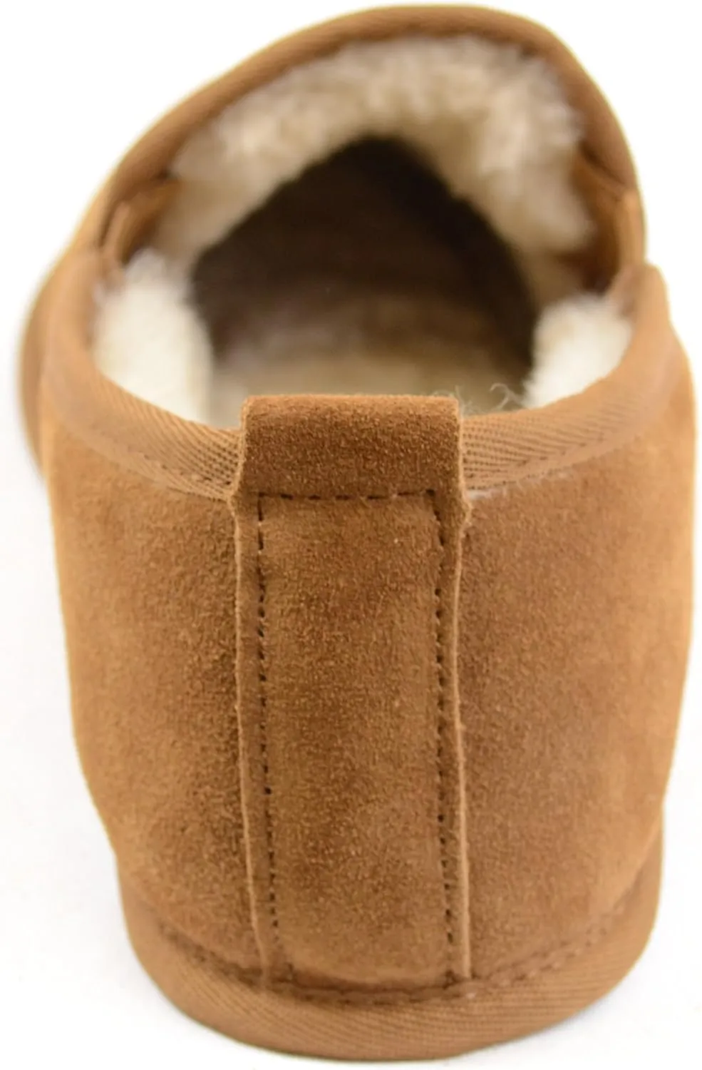 SNUGRUGS Mens Luxury Sheepskin Slipper with Light Weight Suede Sole