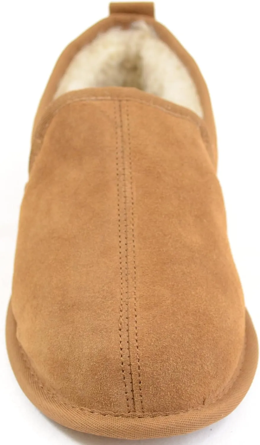 SNUGRUGS Mens Luxury Sheepskin Slipper with Light Weight Suede Sole