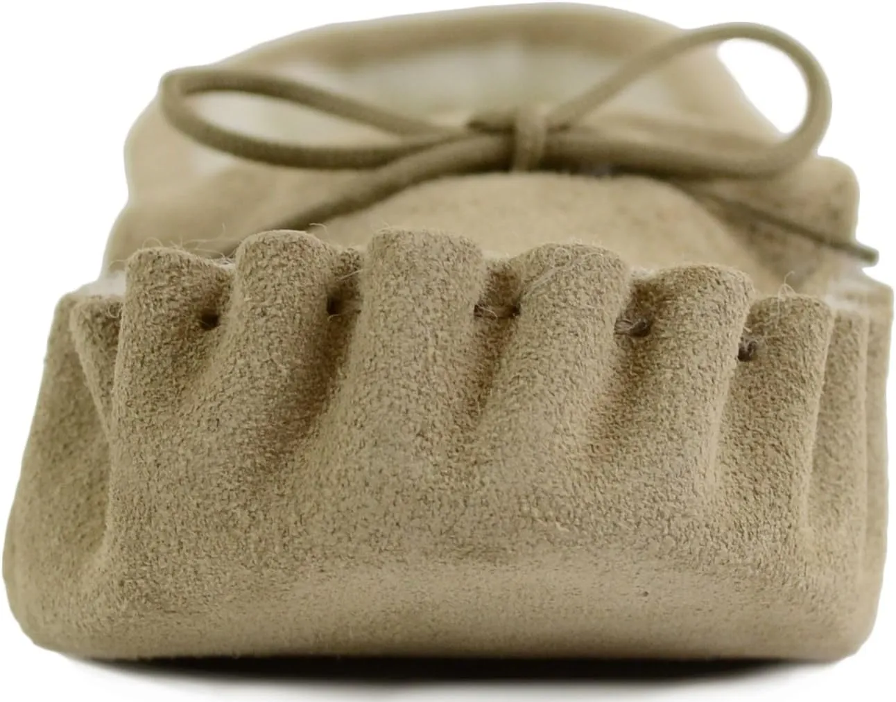 SNUGRUGS Men's Suede Soft Sole Sheepskin Moccasin Slippers