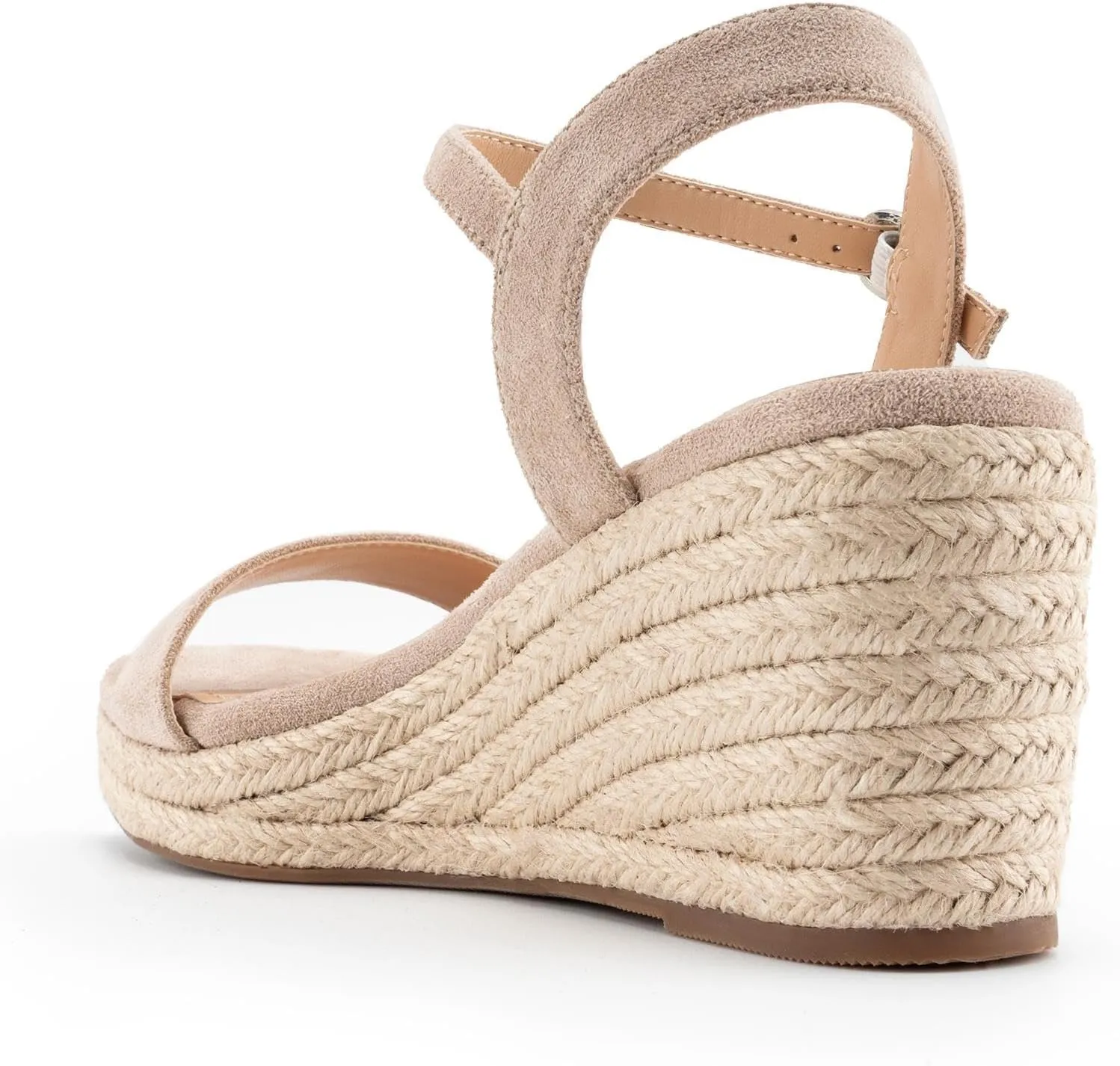 SO SIMPOK Espadrilles Wedge Platform Sandals for Women Ankle Strap Open Toe Sandals Casual Summer Shoes for Wedding Party Dress