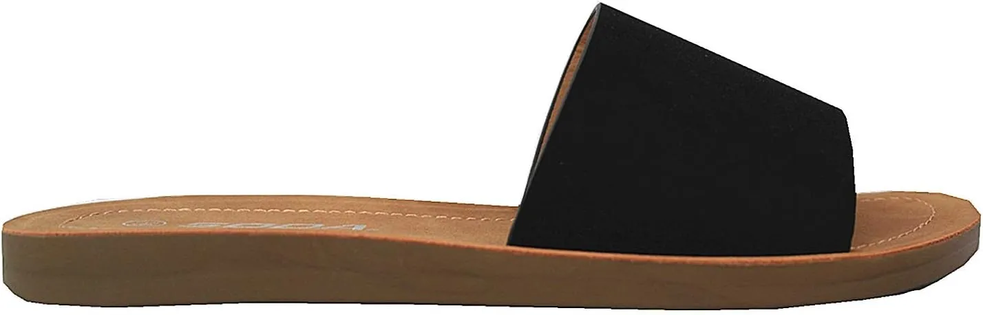 Soda Women's Casual Slip On Sandals