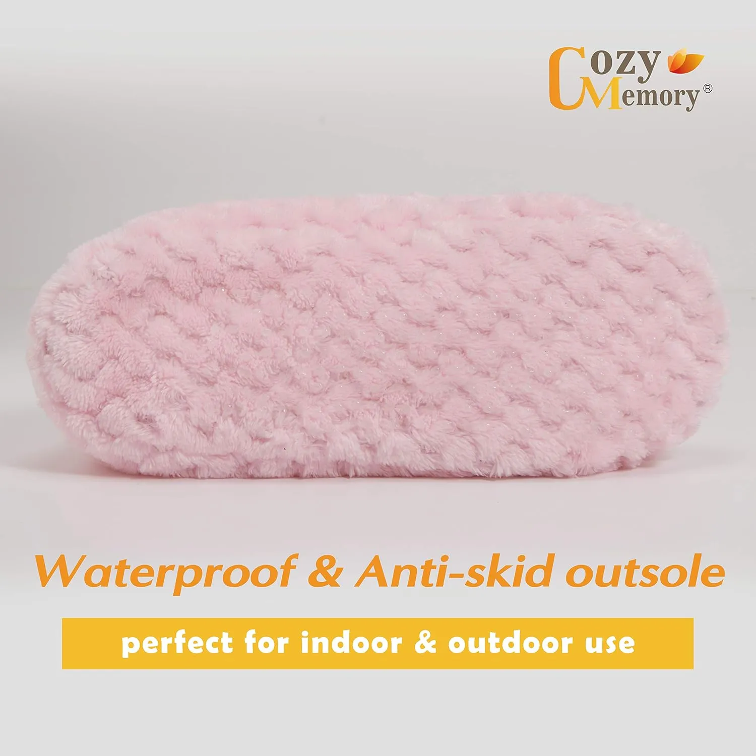 Soft Slipper Socks Warm Cozy Fuzzy Sleeper Non-Slip Sole Lined Socks for Women Home Spa Hotel