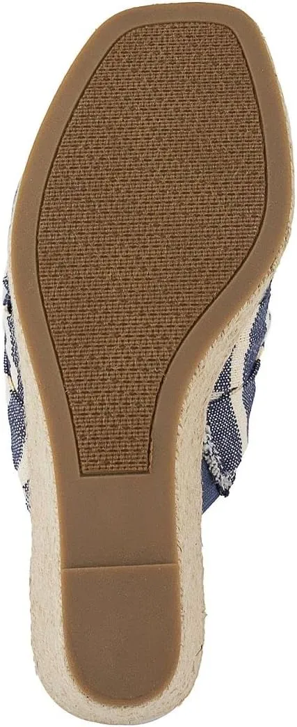 Sugar Women's Hundreds Espadrille Wedge Sandals with Knotty Bow Detail
