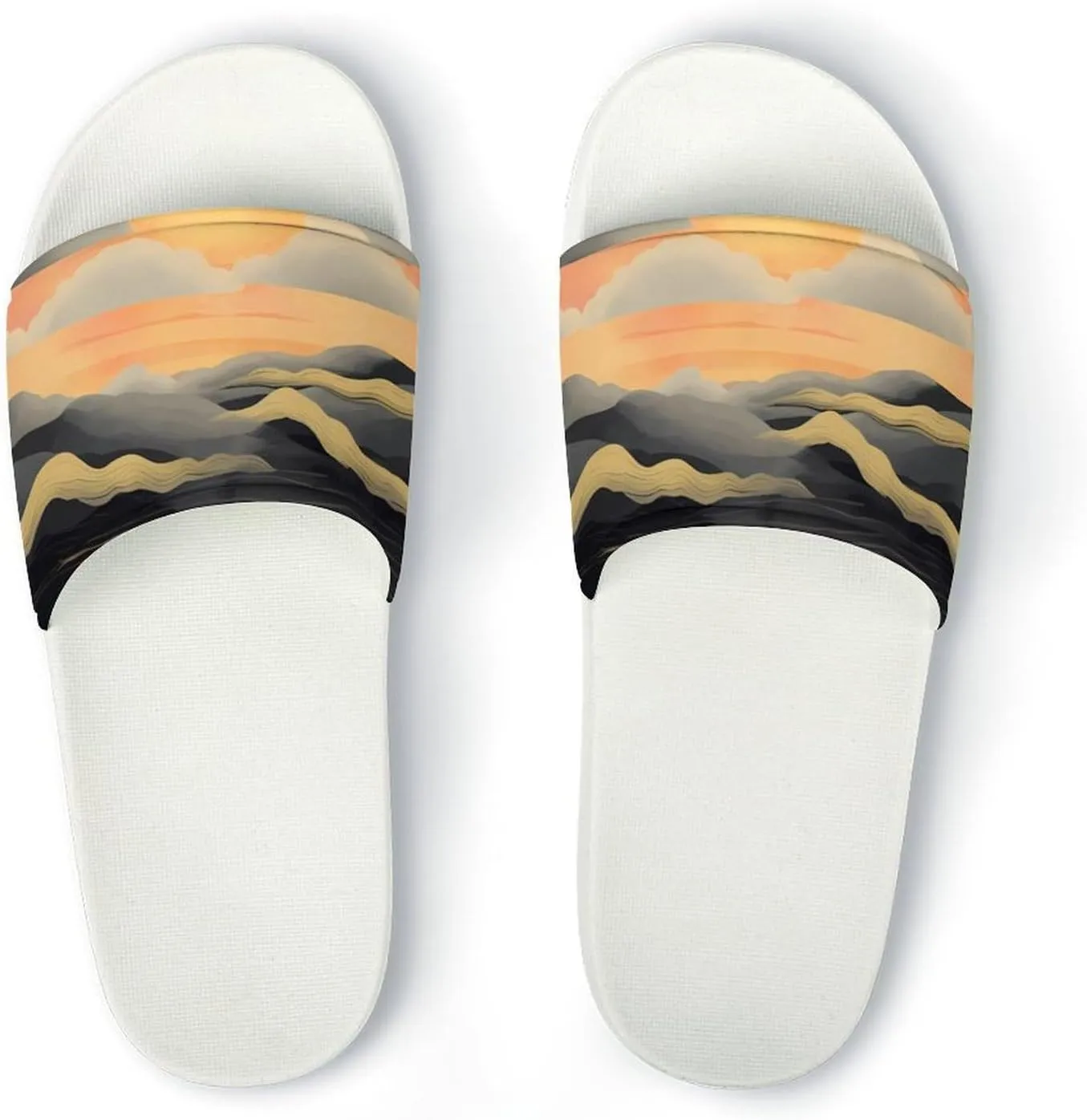 Summer Womens Slipper Home Slippers Sunset Non-slip Shower Sandals Fashion Sandles for Men