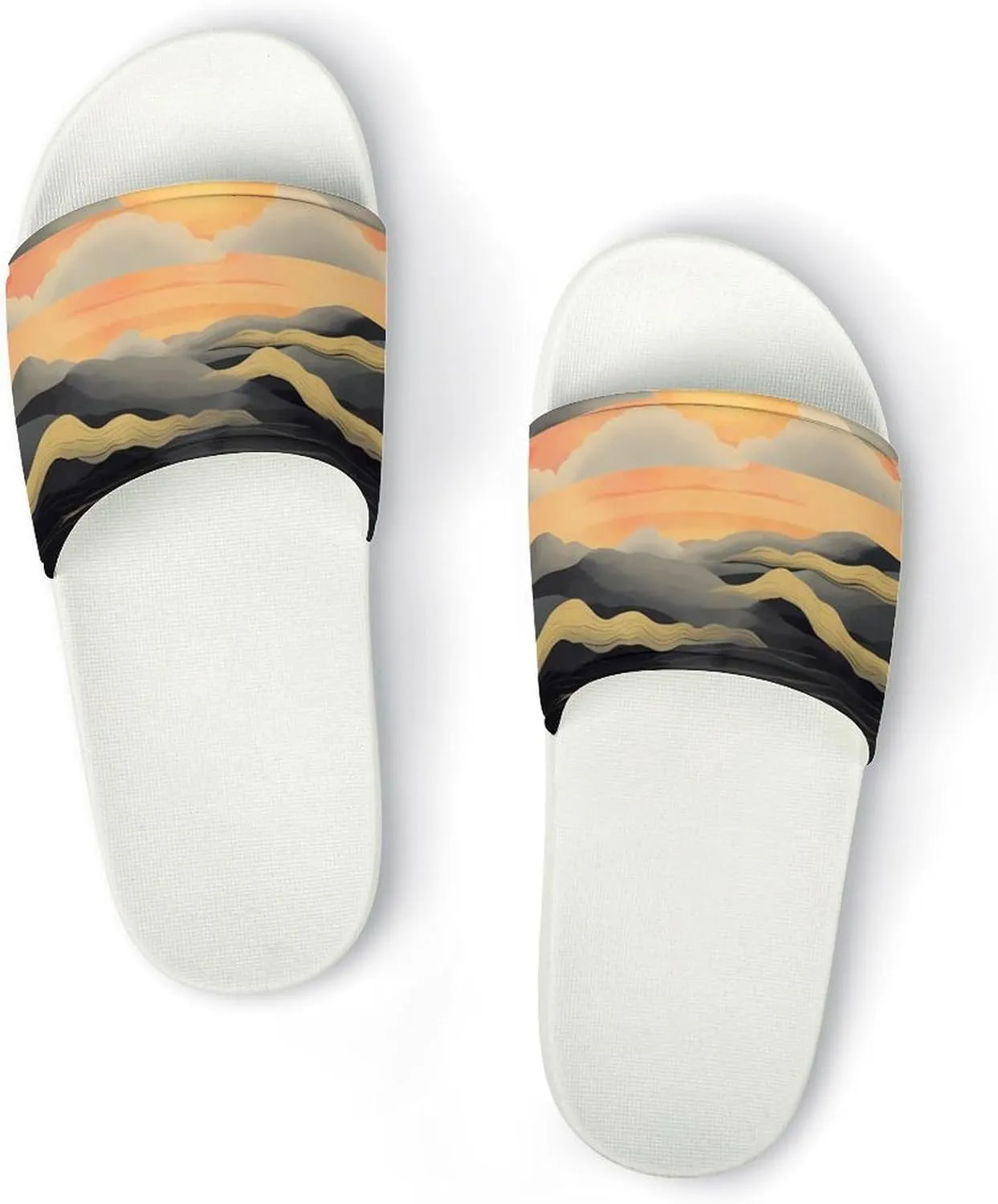 Summer Womens Slipper Home Slippers Sunset Non-slip Shower Sandals Fashion Sandles for Men