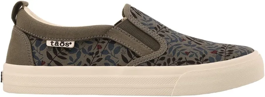 Taos Rubber Soul Slip-On Women's Sneaker - Fresh and Clean Canvas Design with Effortless Style, Removable Footbed and Arch Support - Elevated Comfort for All-Day Fashion