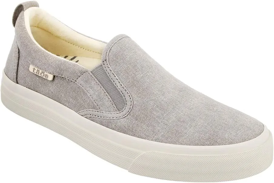 Taos Rubber Soul Slip-On Women's Sneaker - Fresh and Clean Canvas Design with Effortless Style, Removable Footbed and Arch Support - Elevated Comfort for All-Day Fashion