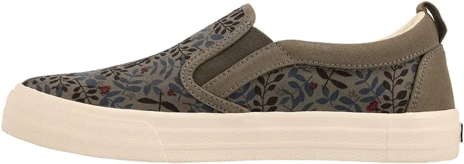 Taos Rubber Soul Slip-On Women's Sneaker - Fresh and Clean Canvas Design with Effortless Style, Removable Footbed and Arch Support - Elevated Comfort for All-Day Fashion
