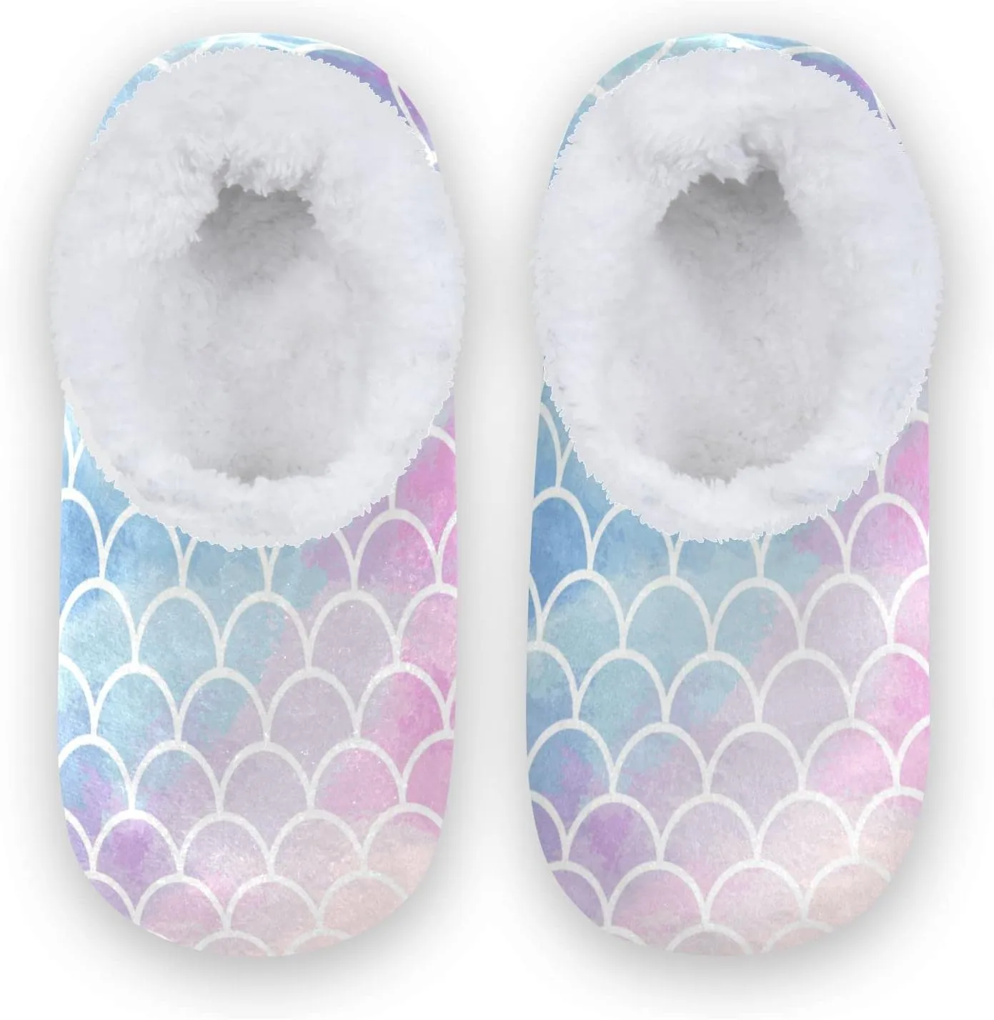 The Most Wonderful Time Kids House Slippers Red Green Buffalo Plaid Boys Closed Back Fuzzy Feet Slippers Girls Coral Fleece Slipper Socks No Skid Warm Cozy Home Slippers For Indoor Outdoor Winter