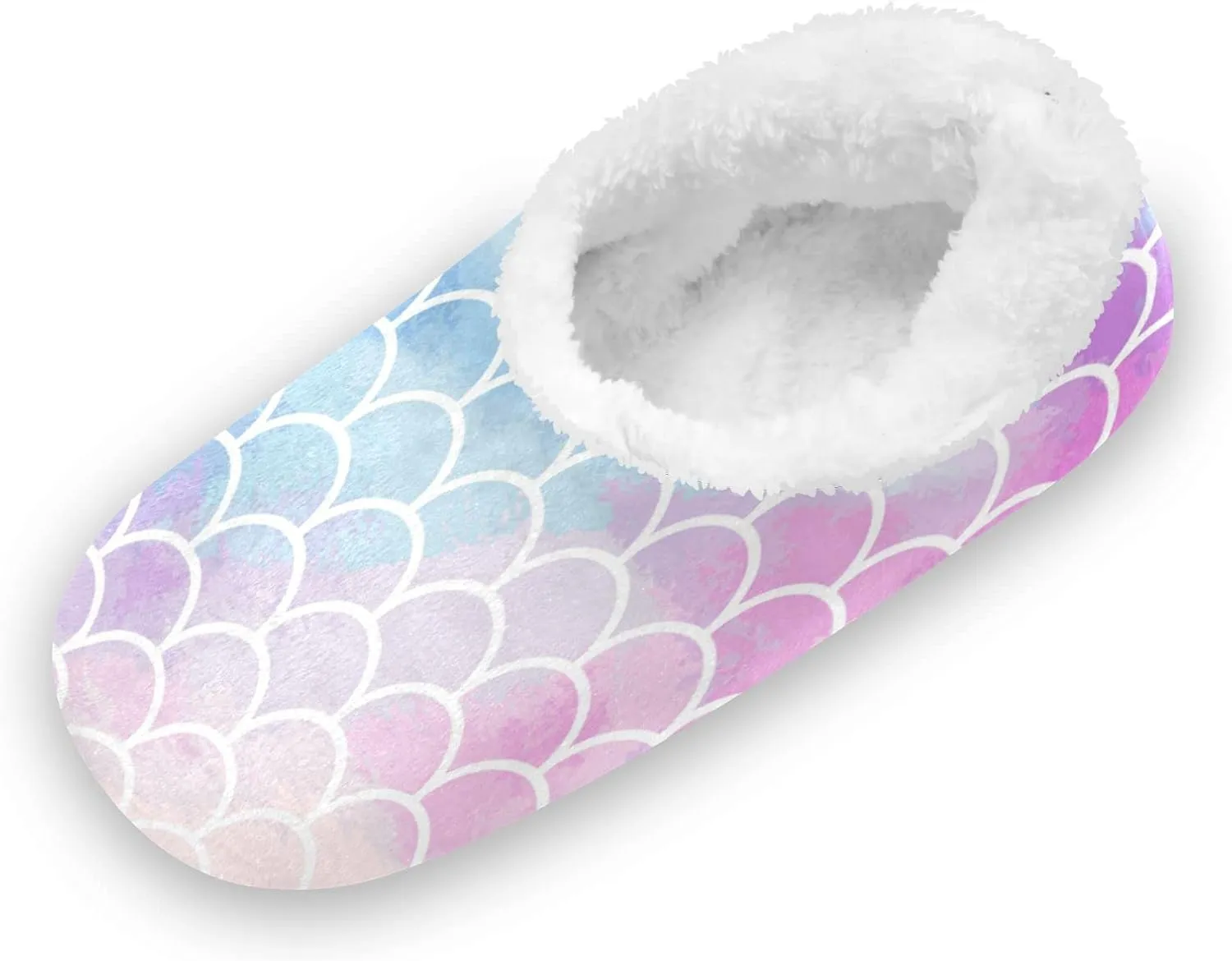 The Most Wonderful Time Kids House Slippers Red Green Buffalo Plaid Boys Closed Back Fuzzy Feet Slippers Girls Coral Fleece Slipper Socks No Skid Warm Cozy Home Slippers For Indoor Outdoor Winter