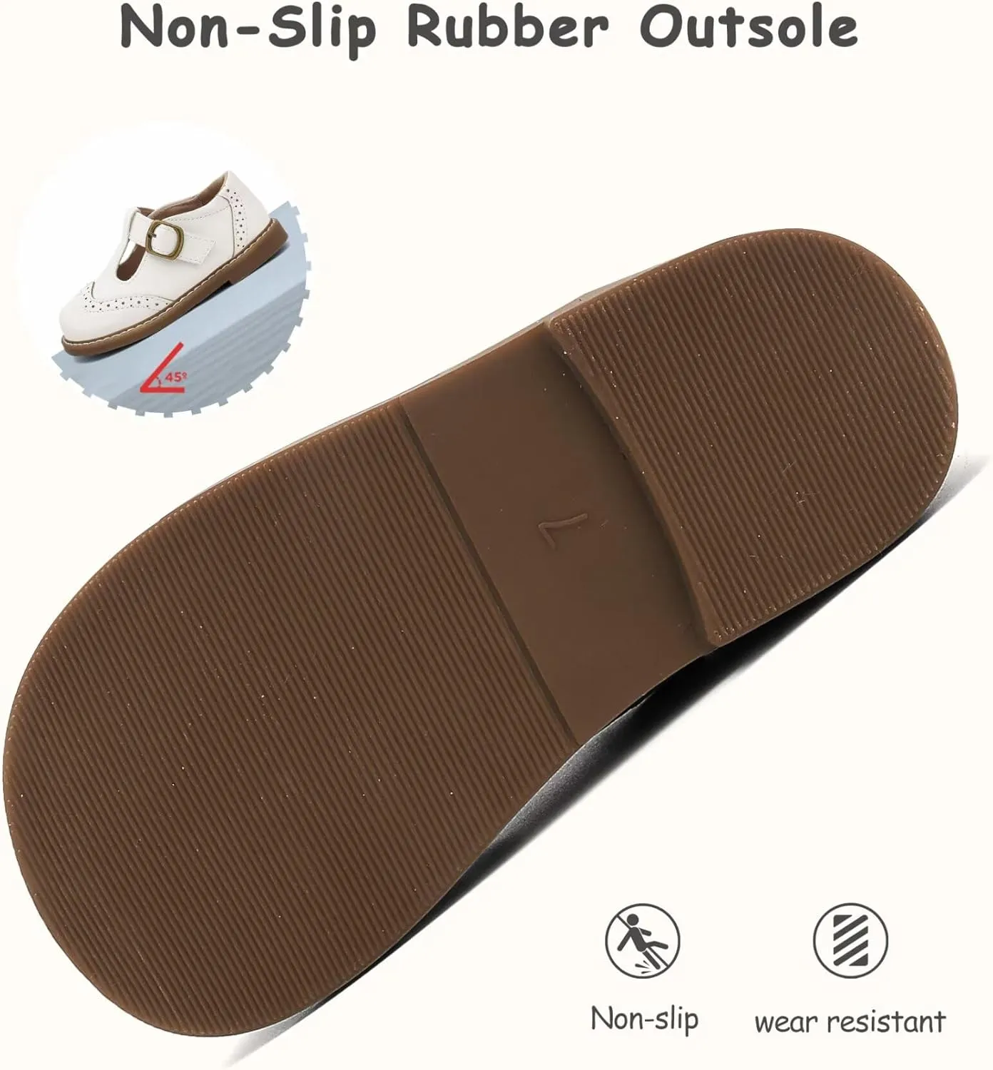 Toddler Girl Mary Jane Flat Dress Shoes