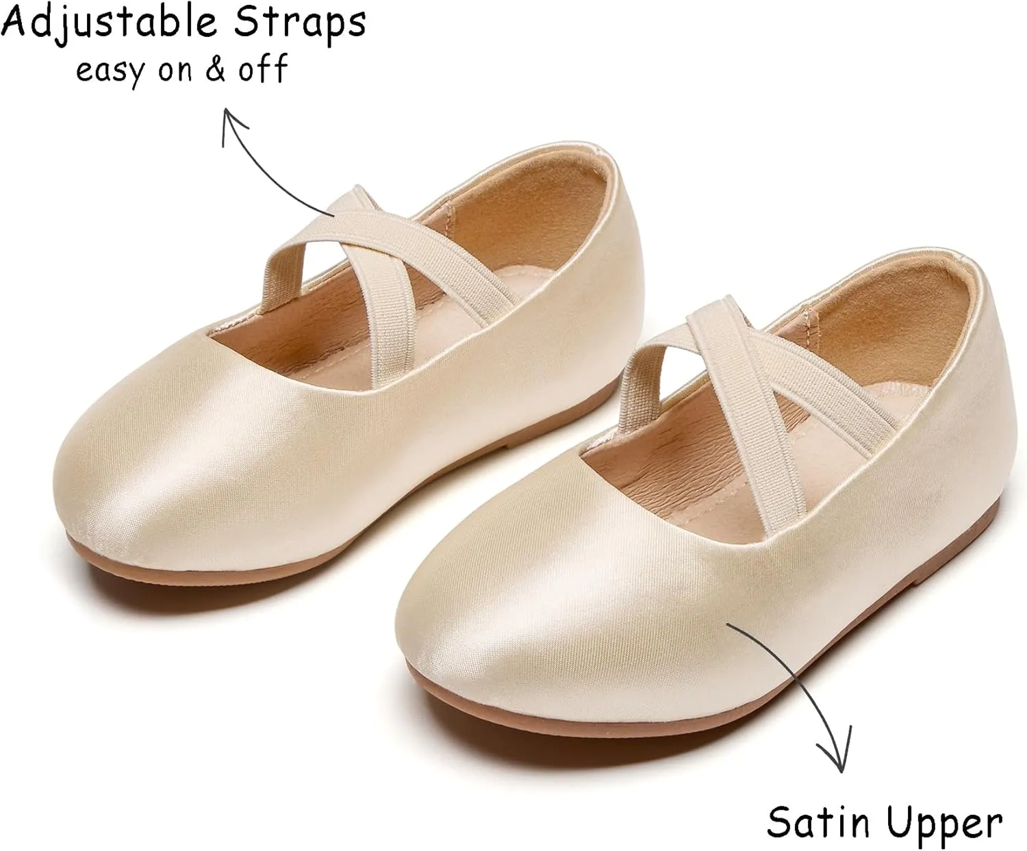 Toddler Little Girls Mary Jane Ballet Flat Dress Shoes