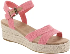 TOMS Womens Audrey Espadrille Athletic Sandals Casual Mid Heel 2-3"