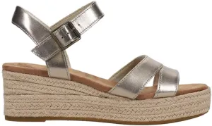 TOMS Womens Audrey Espadrille Athletic Sandals Casual Mid Heel 2-3"