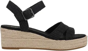 TOMS Womens Audrey Espadrille Athletic Sandals Casual Mid Heel 2-3"