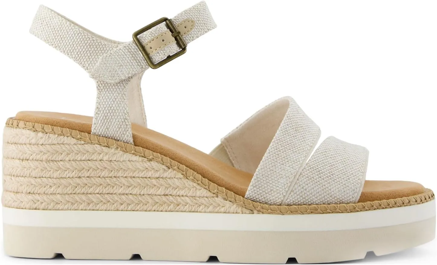 TOMS Womens Darya Platform Espadrille Casual Sandals Casual High Heel 3" & Up - Red