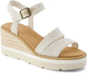TOMS Womens Darya Platform Espadrille Casual Sandals Casual High Heel 3" & Up - Red