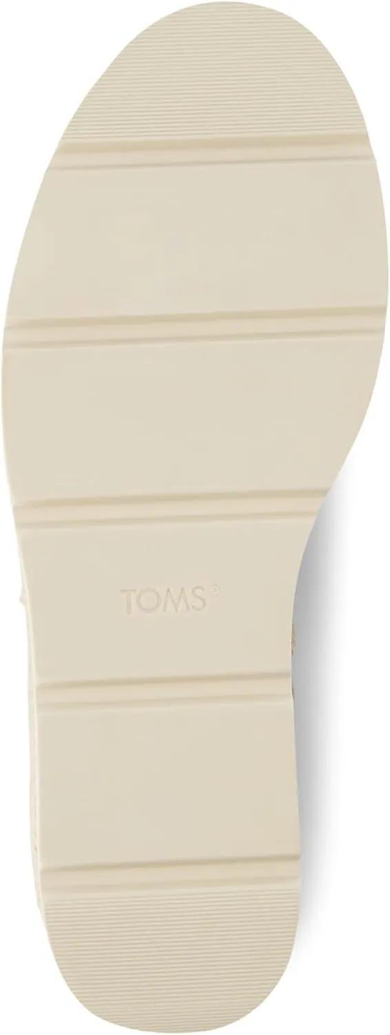 TOMS Womens Darya Platform Espadrille Casual Sandals Casual High Heel 3" & Up - Red
